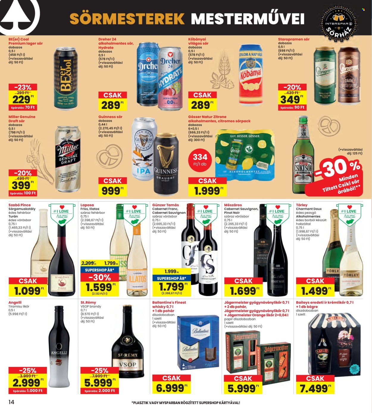 INTERSPAR akciós újságok - 2025.11.13 - 2025.11.19. Oldal 14