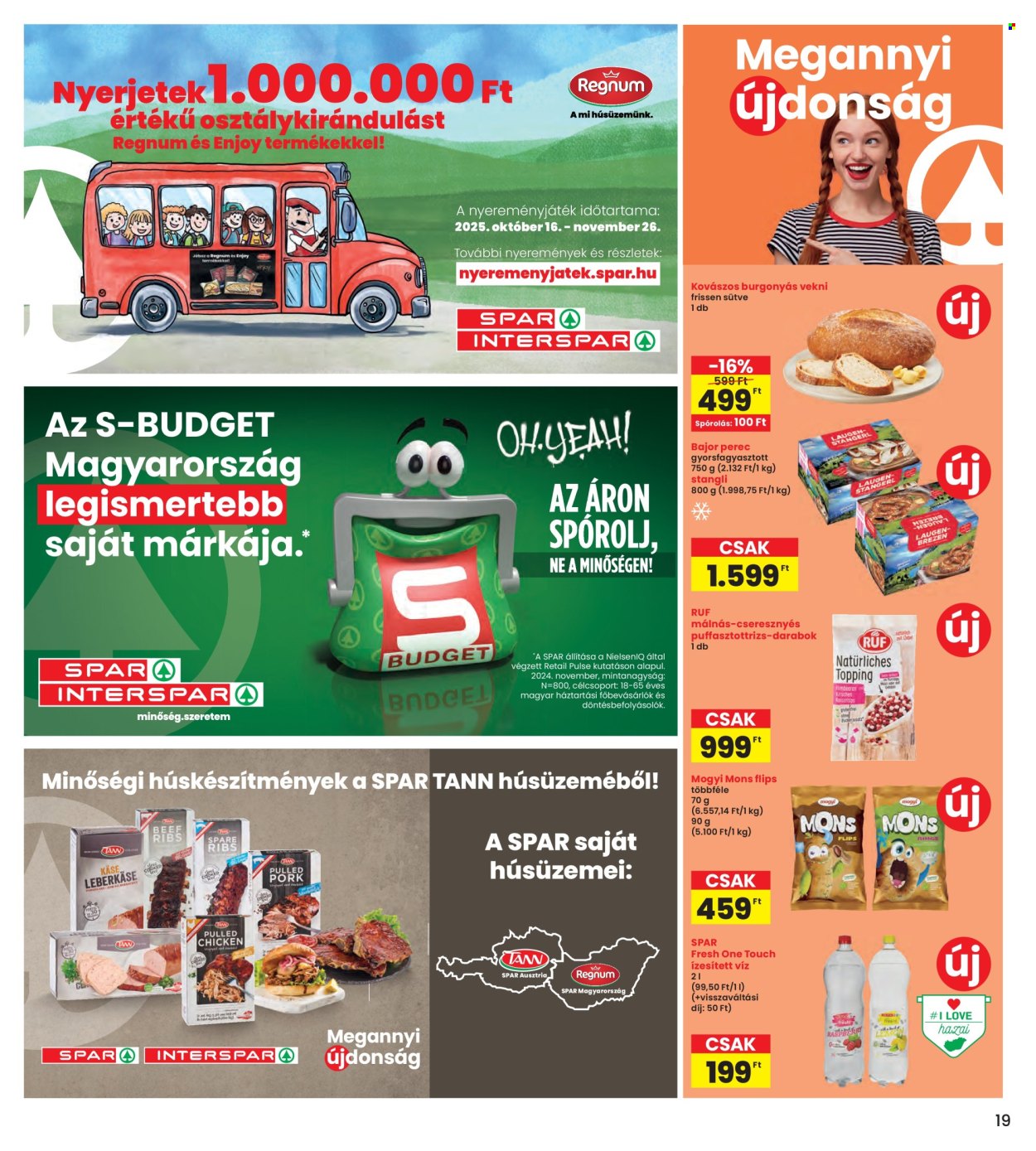 INTERSPAR akciós újságok - 2025.11.13 - 2025.11.19. Oldal 19
