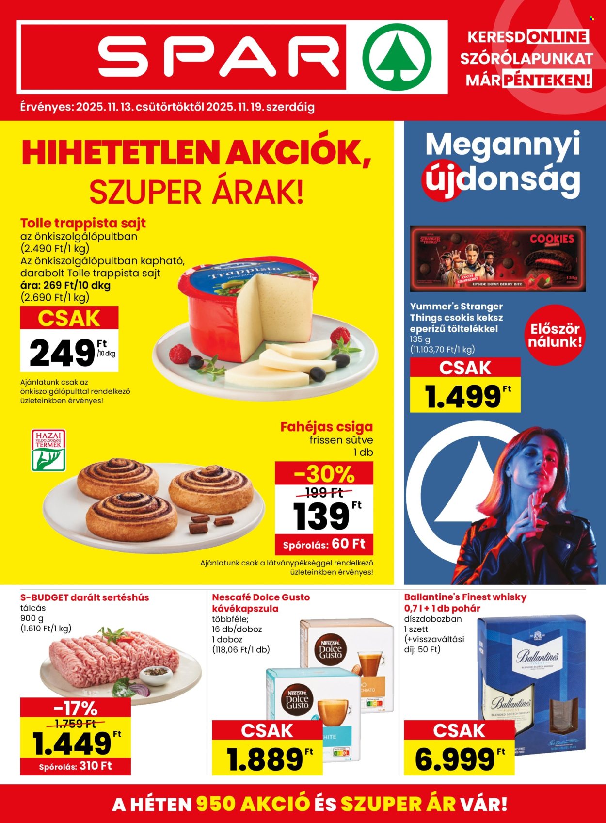 SPAR akciós újságok - 2025.11.13 - 2025.11.19. Oldal 1