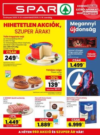 Újság SPAR - 2025.11.13 - 2025.11.19.