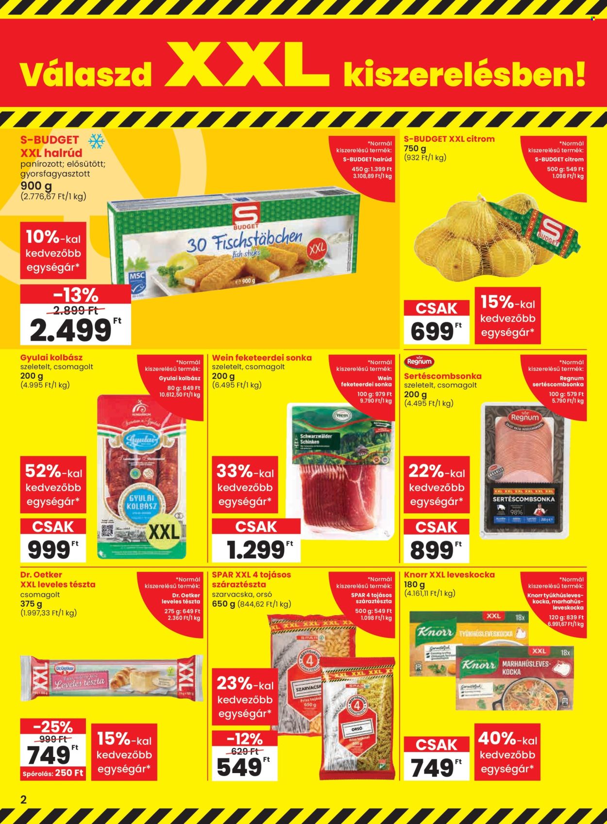 SPAR akciós újságok - 2025.11.13 - 2025.11.19. Oldal 2