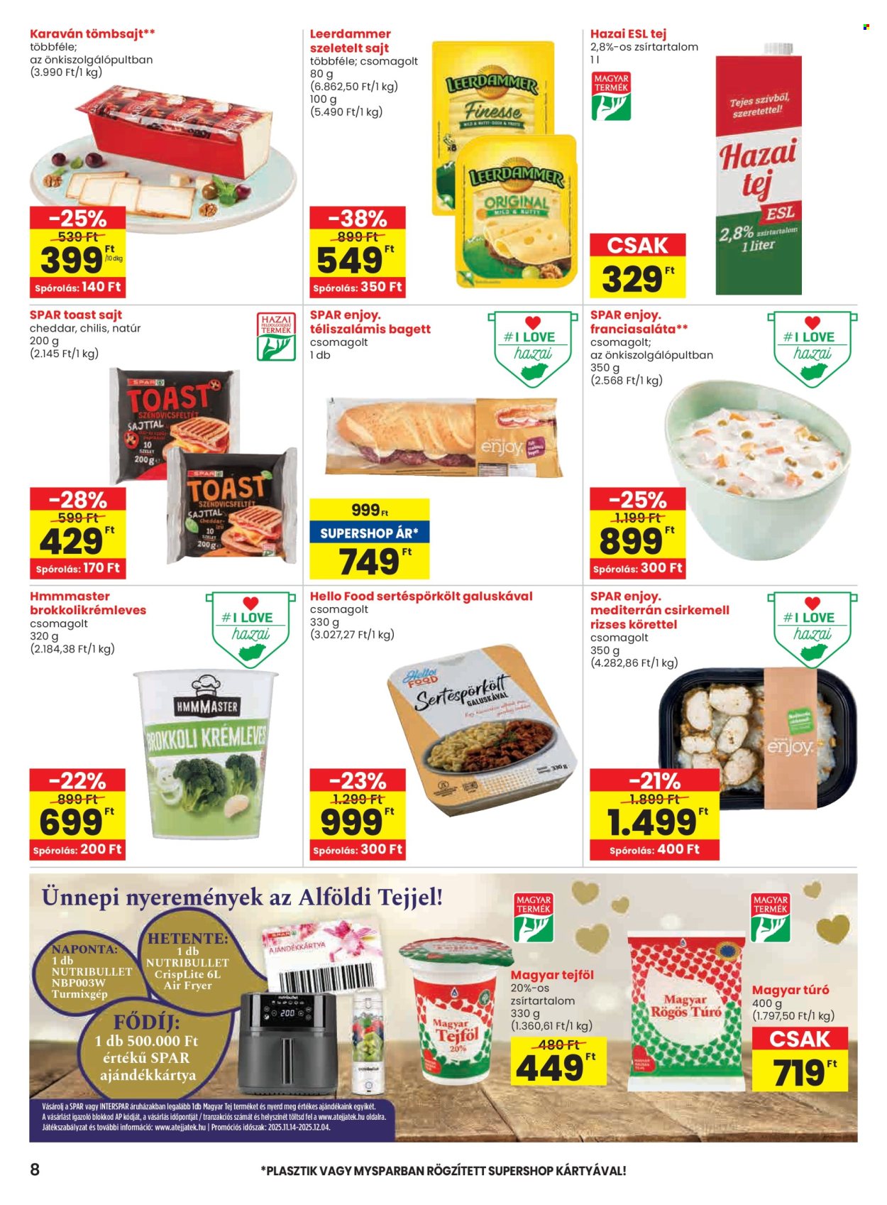 SPAR akciós újságok - 2025.11.13 - 2025.11.19. Oldal 8