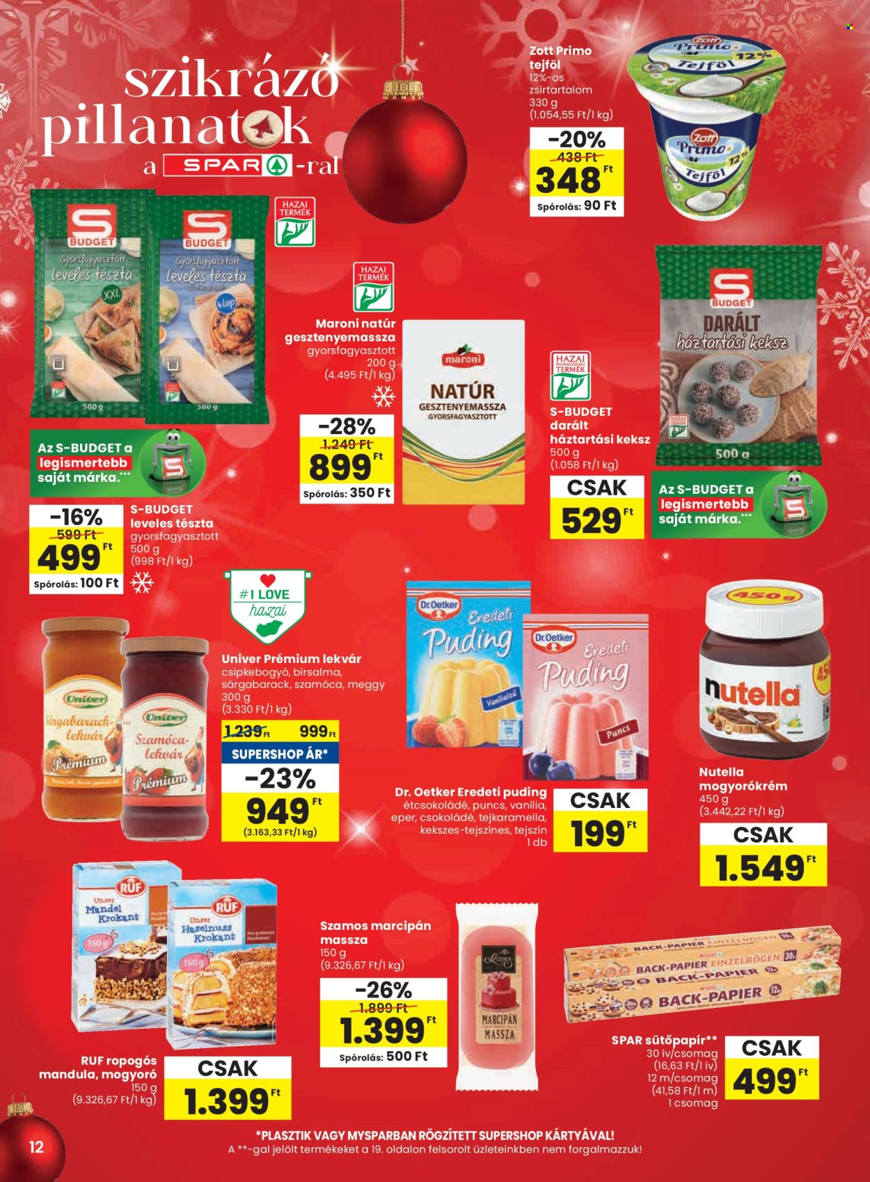 SPAR akciós újságok - 2025.11.13 - 2025.11.19. Oldal 12