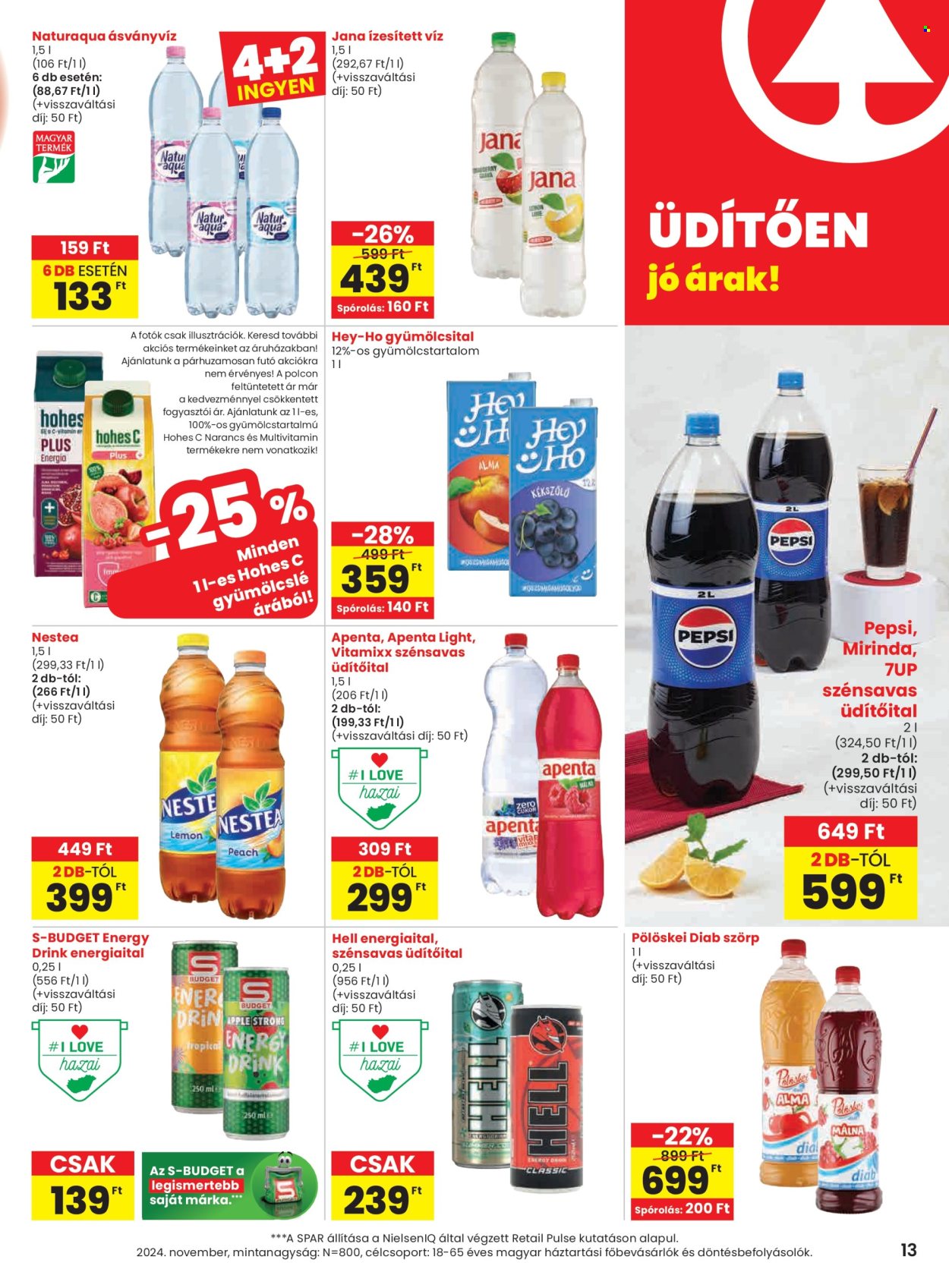 SPAR akciós újságok - 2025.11.13 - 2025.11.19. Oldal 13