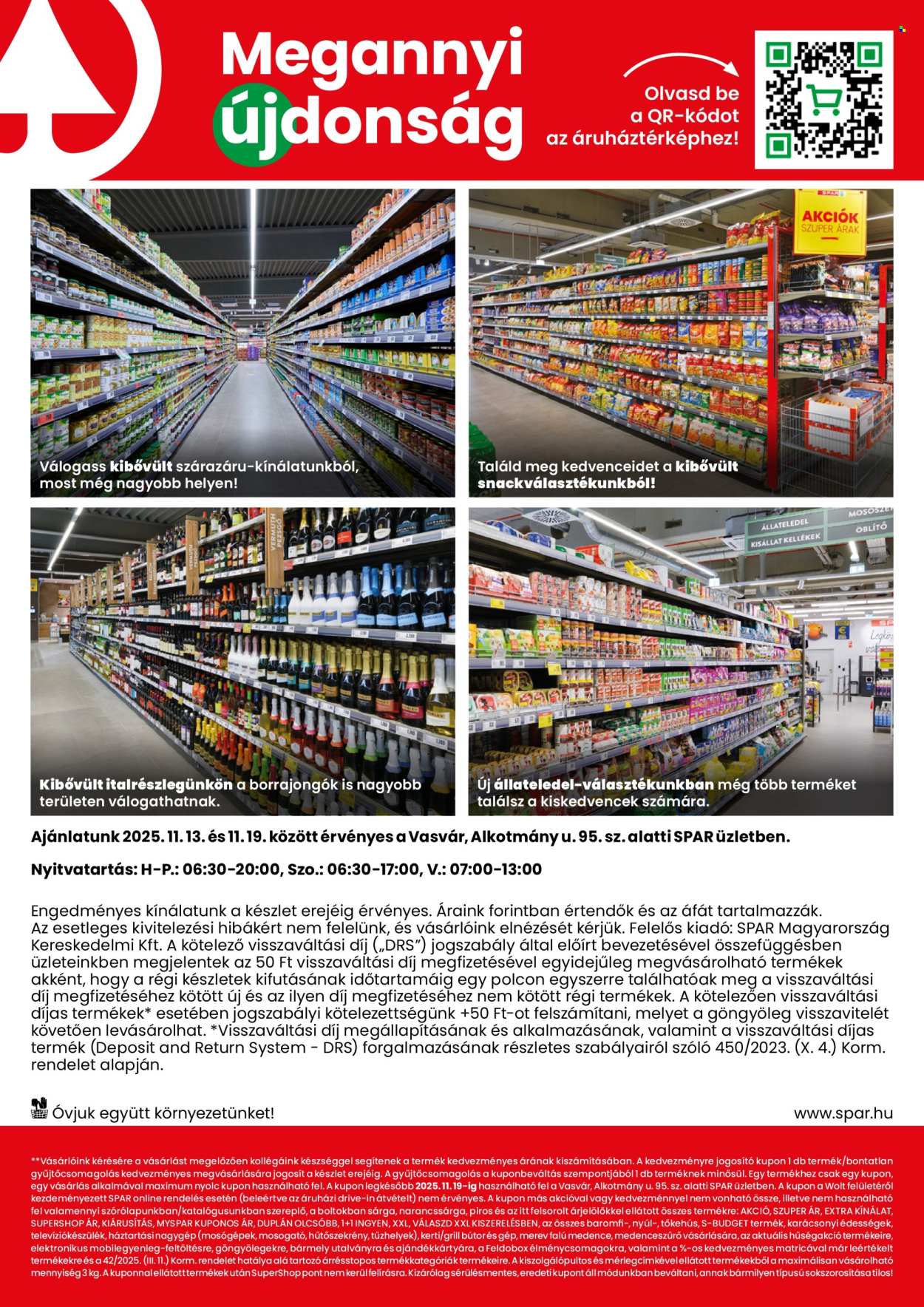 SPAR Szupermarket akciós újságok - 2025.11.13 - 2025.11.19. Oldal 2