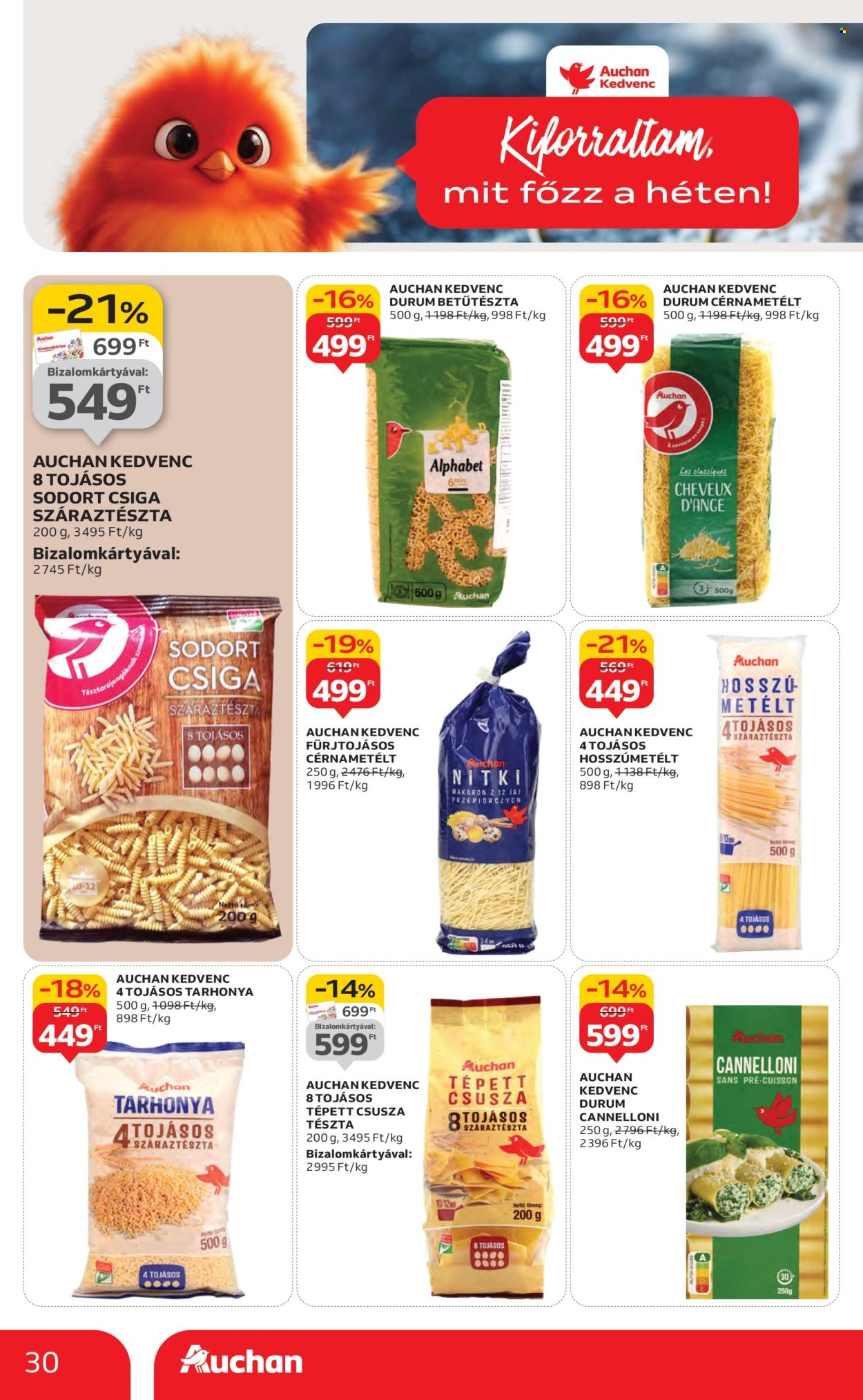 Auchan akciós újságok - 2025.11.13 - 2025.11.19. Oldal 30