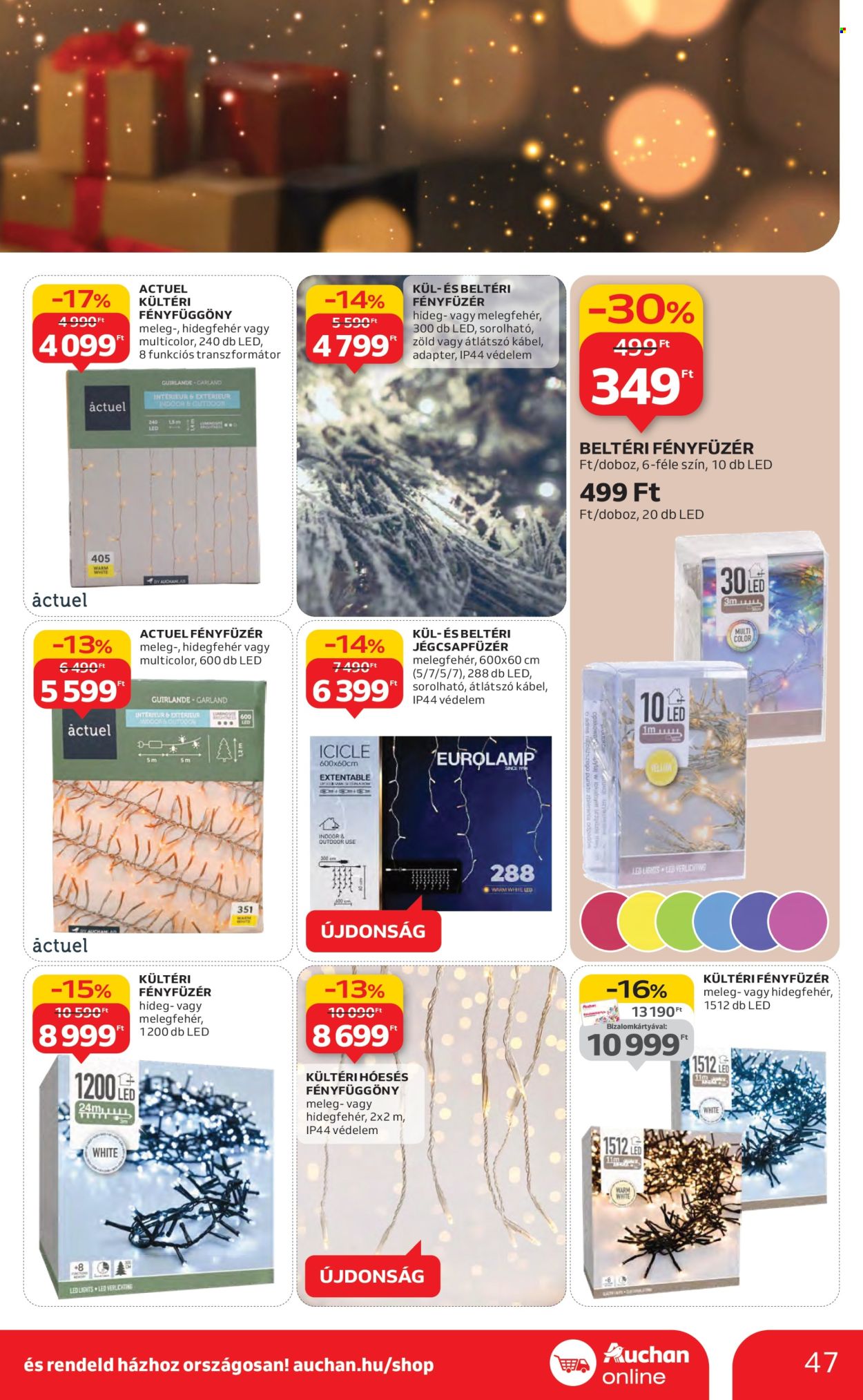 Auchan akciós újságok - 2025.11.13 - 2025.11.19. Oldal 47