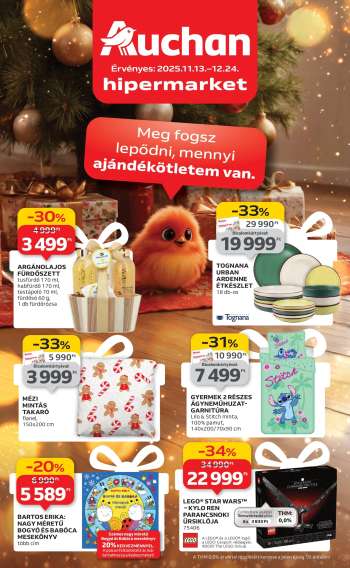 Újság Auchan - 2025.11.13 - 2025.12.24.