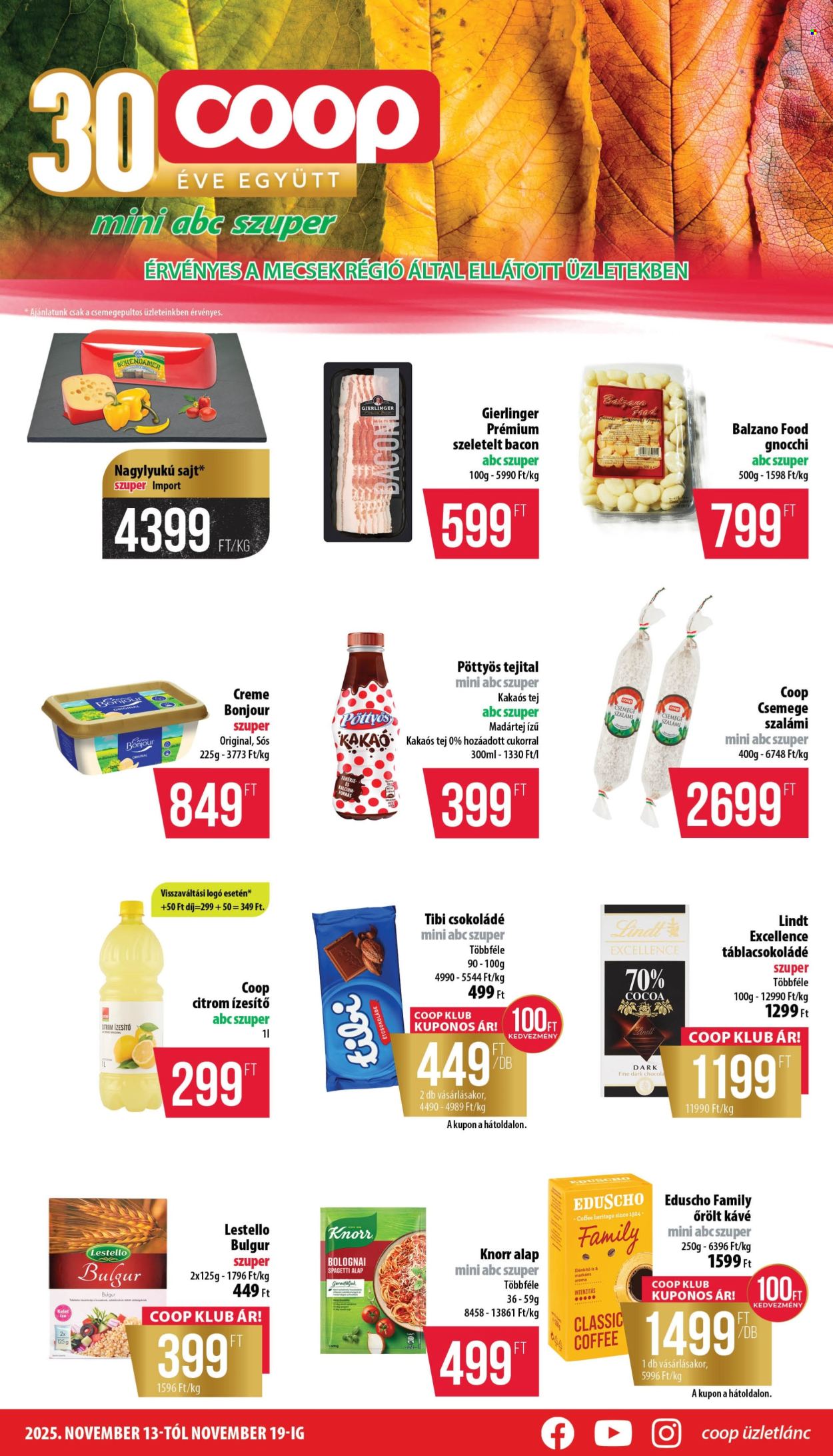 Coop akciós újságok - 2025.11.13 - 2025.11.19. Oldal 1