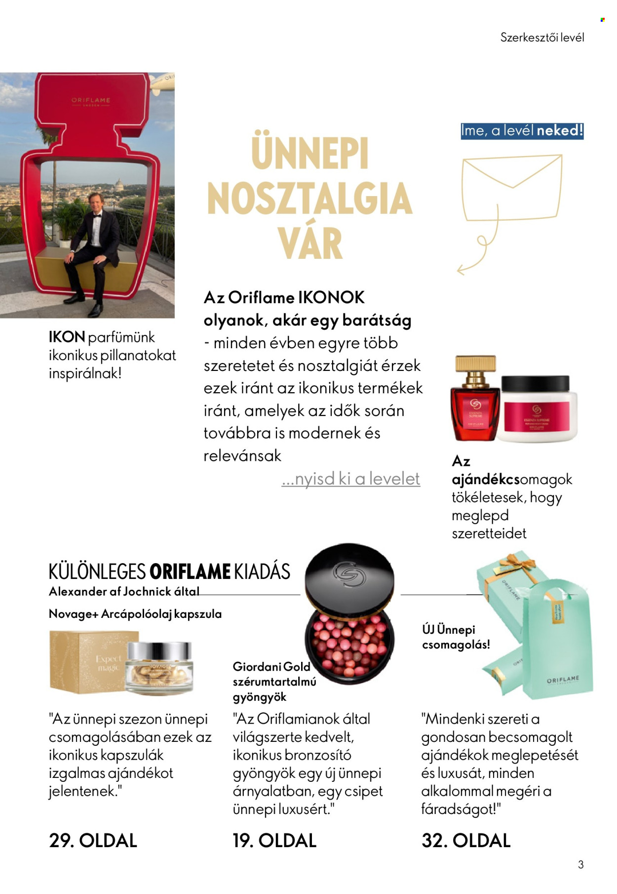 Oriflame akciós újságok - 2025.11.12 - 2025.12.02. Oldal 3