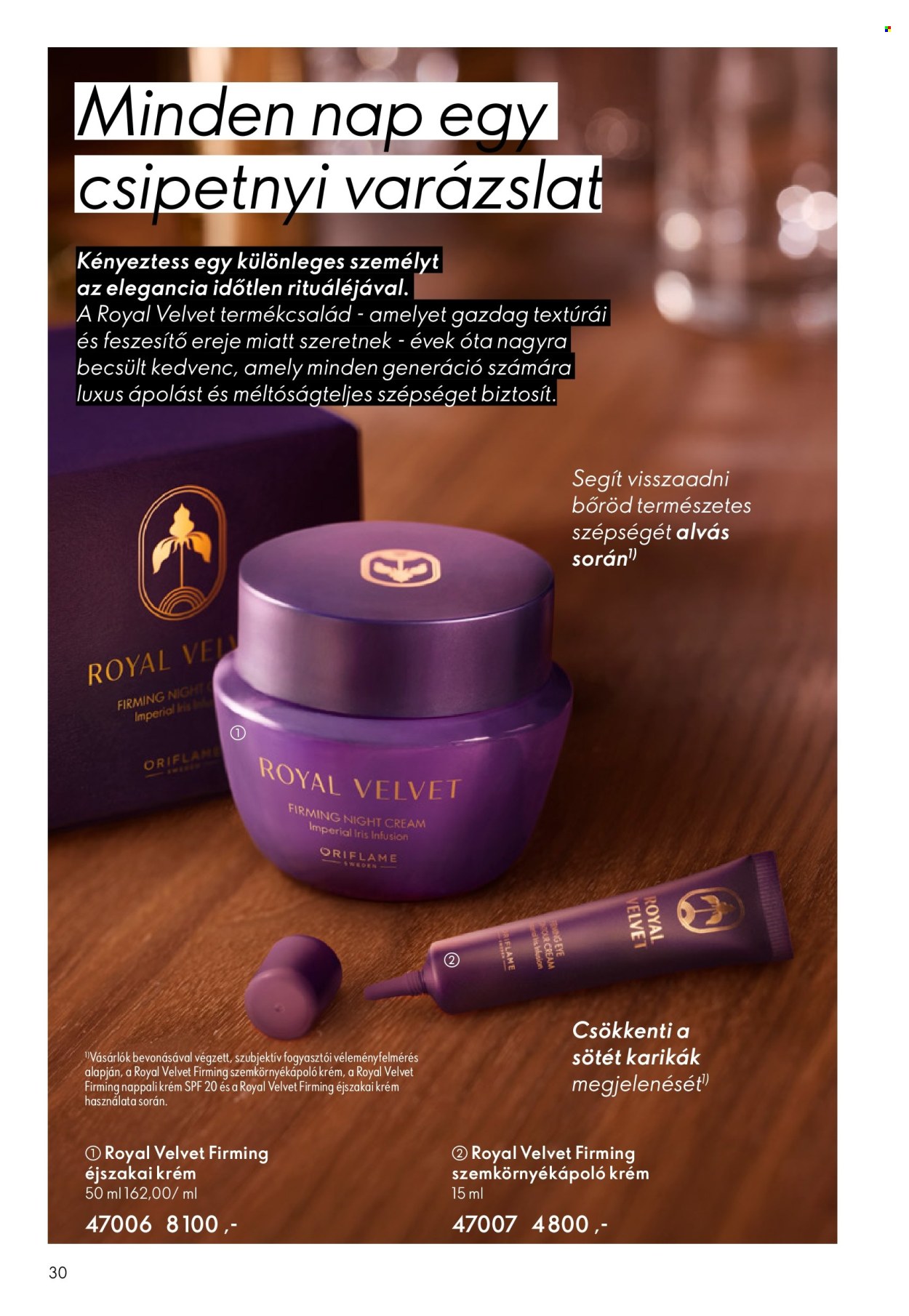 Oriflame akciós újságok - 2025.11.12 - 2025.12.02. Oldal 30