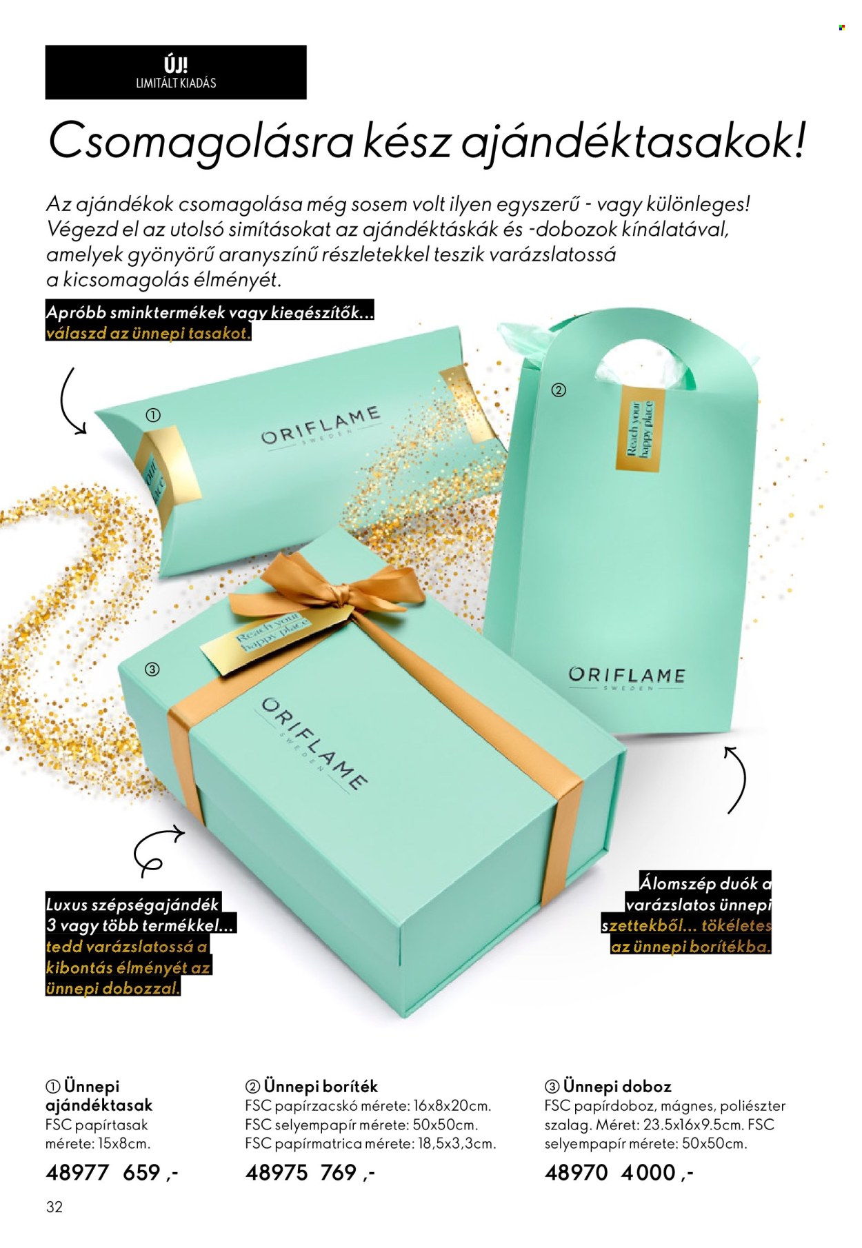 Oriflame akciós újságok - 2025.11.12 - 2025.12.02. Oldal 32
