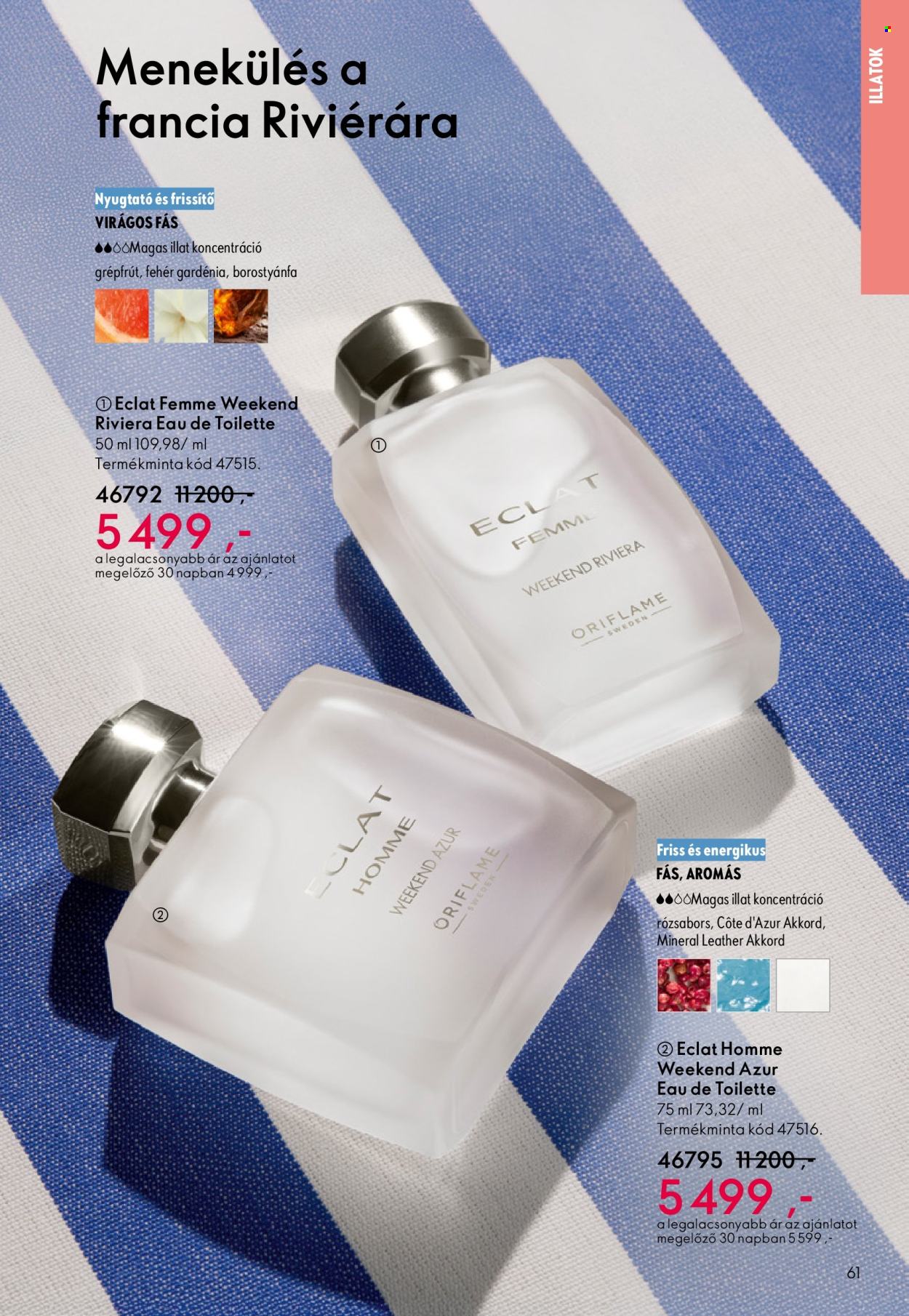 Oriflame akciós újságok - 2025.11.12 - 2025.12.02. Oldal 61