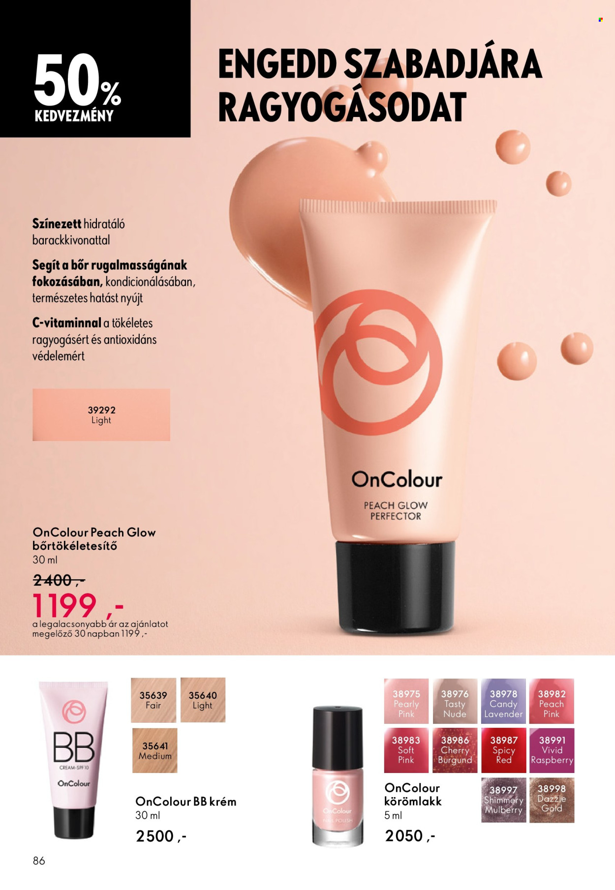Oriflame akciós újságok - 2025.11.12 - 2025.12.02. Oldal 86