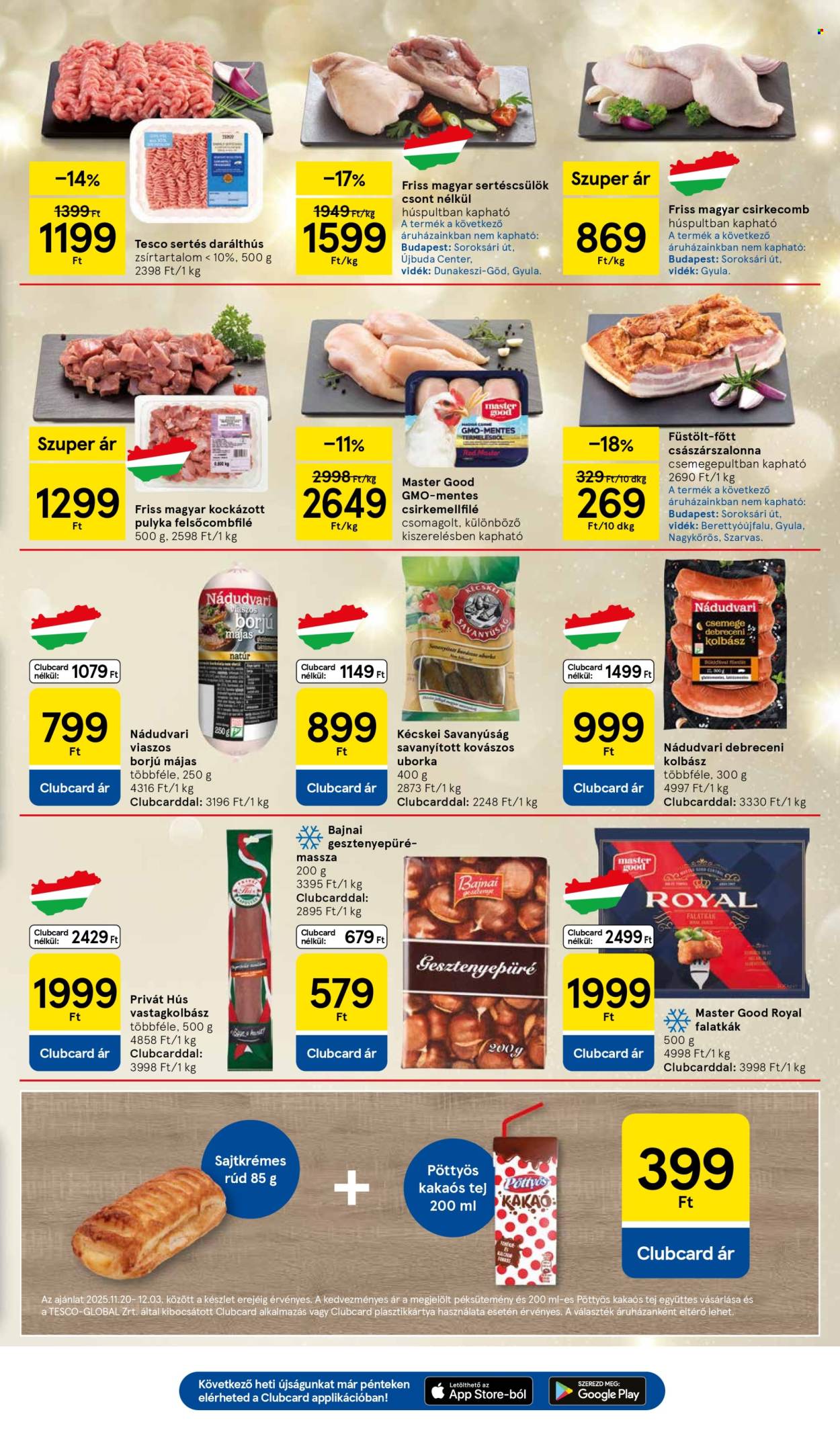 TESCO akciós újságok - 2025.11.20 - 2025.11.26. Oldal 3