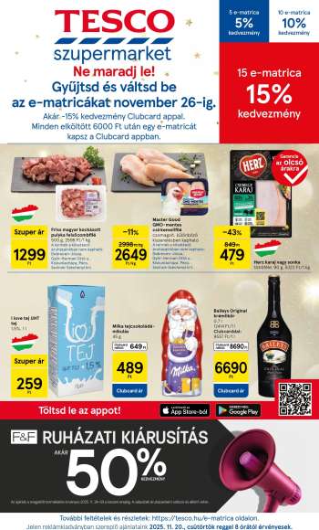 Újság TESCO - 2025.11.20 - 2025.11.26.