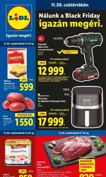Újság Lidl - 2025.11.20 - 2025.11.26.