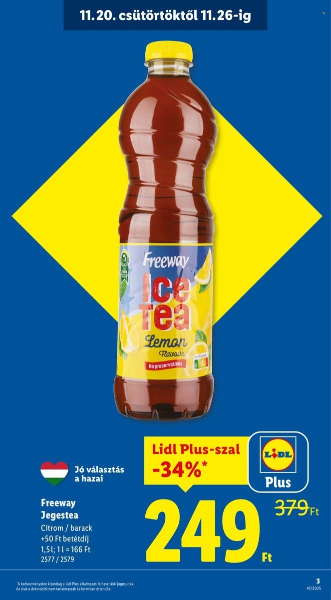 Lidl akciós újságok - 2025.11.20 - 2025.11.26. Oldal 3