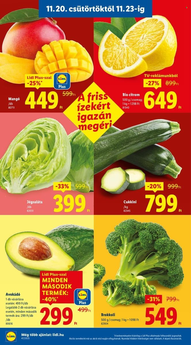 Lidl akciós újságok - 2025.11.20 - 2025.11.26. Oldal 4