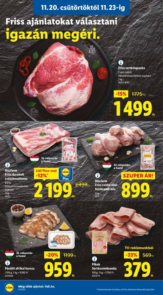 Lidl akciós újságok - 2025.11.20 - 2025.11.26. Oldal 8