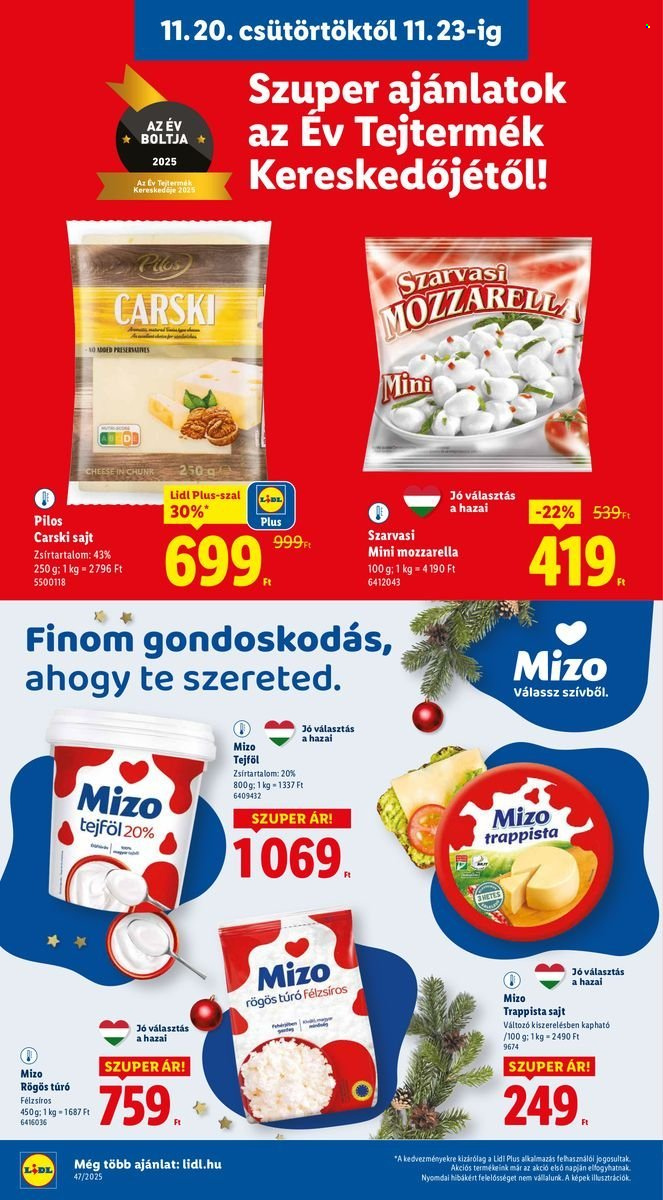 Lidl akciós újságok - 2025.11.20 - 2025.11.26. Oldal 10
