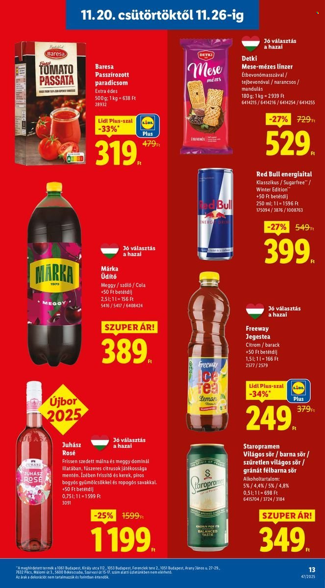 Lidl akciós újságok - 2025.11.20 - 2025.11.26. Oldal 13