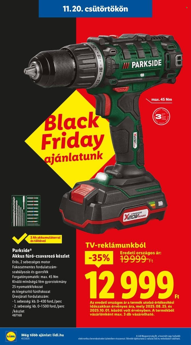 Lidl akciós újságok - 2025.11.20 - 2025.11.26. Oldal 24