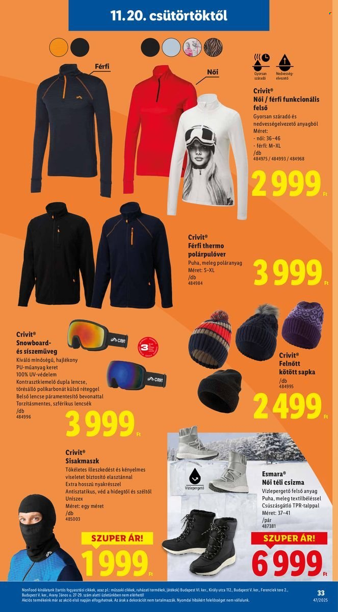 Lidl akciós újságok - 2025.11.20 - 2025.11.26. Oldal 33