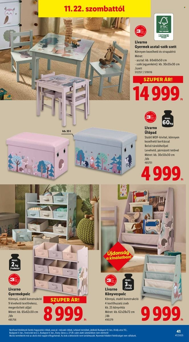 Lidl akciós újságok - 2025.11.20 - 2025.11.26. Oldal 41