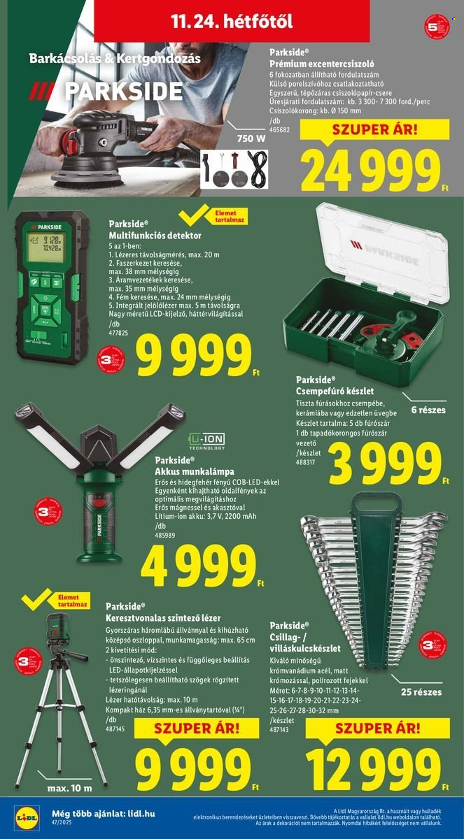 Lidl akciós újságok - 2025.11.20 - 2025.11.26. Oldal 44
