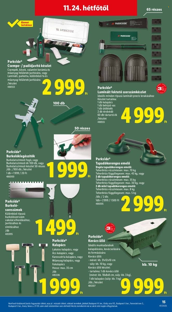 Lidl akciós újságok - 2025.11.20 - 2025.11.26. Oldal 15
