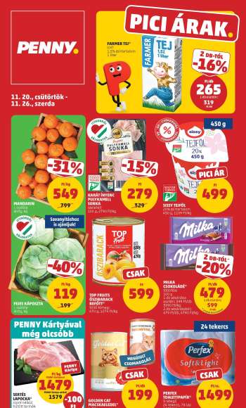 Újság Penny Market - 2025.11.20 - 2025.11.26.