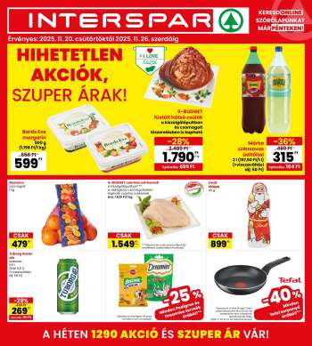Újság INTERSPAR - 2025.11.20 - 2025.11.26.