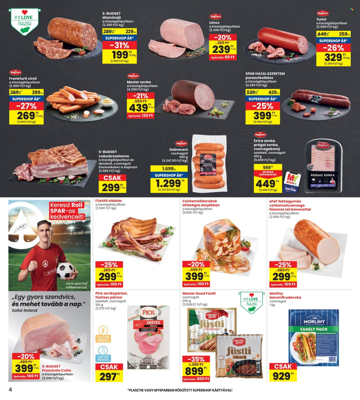 INTERSPAR akciós újságok - 2025.11.20 - 2025.11.26. Oldal 4