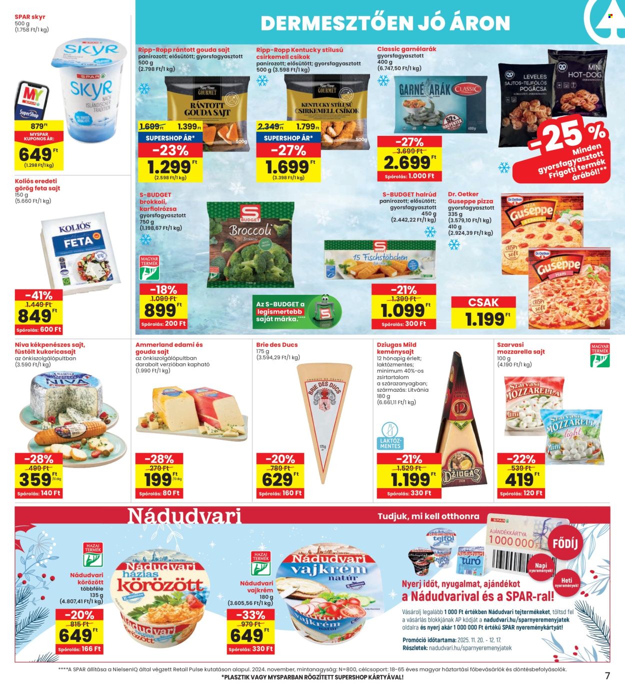 INTERSPAR akciós újságok - 2025.11.20 - 2025.11.26. Oldal 7