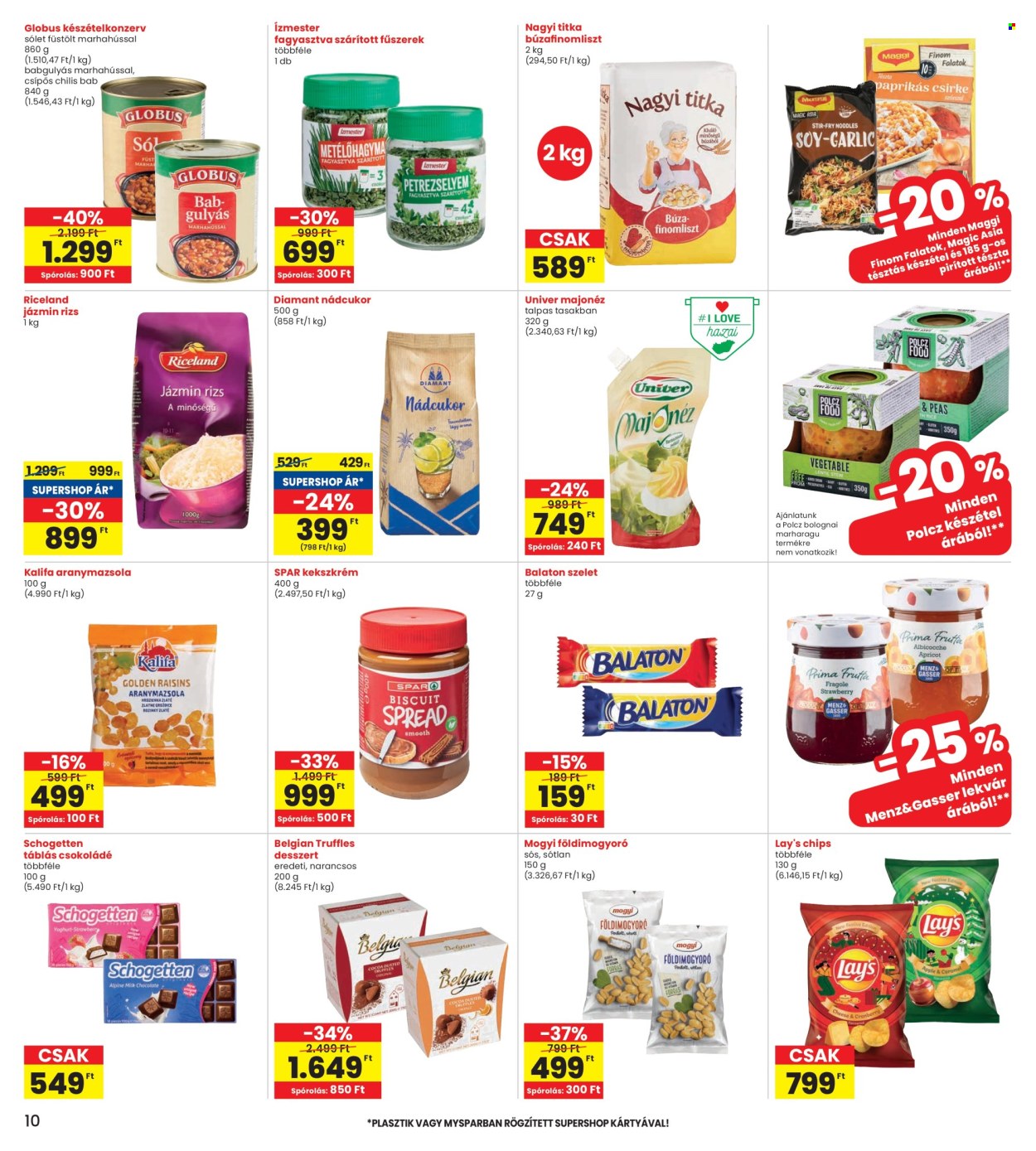 INTERSPAR akciós újságok - 2025.11.20 - 2025.11.26. Oldal 10