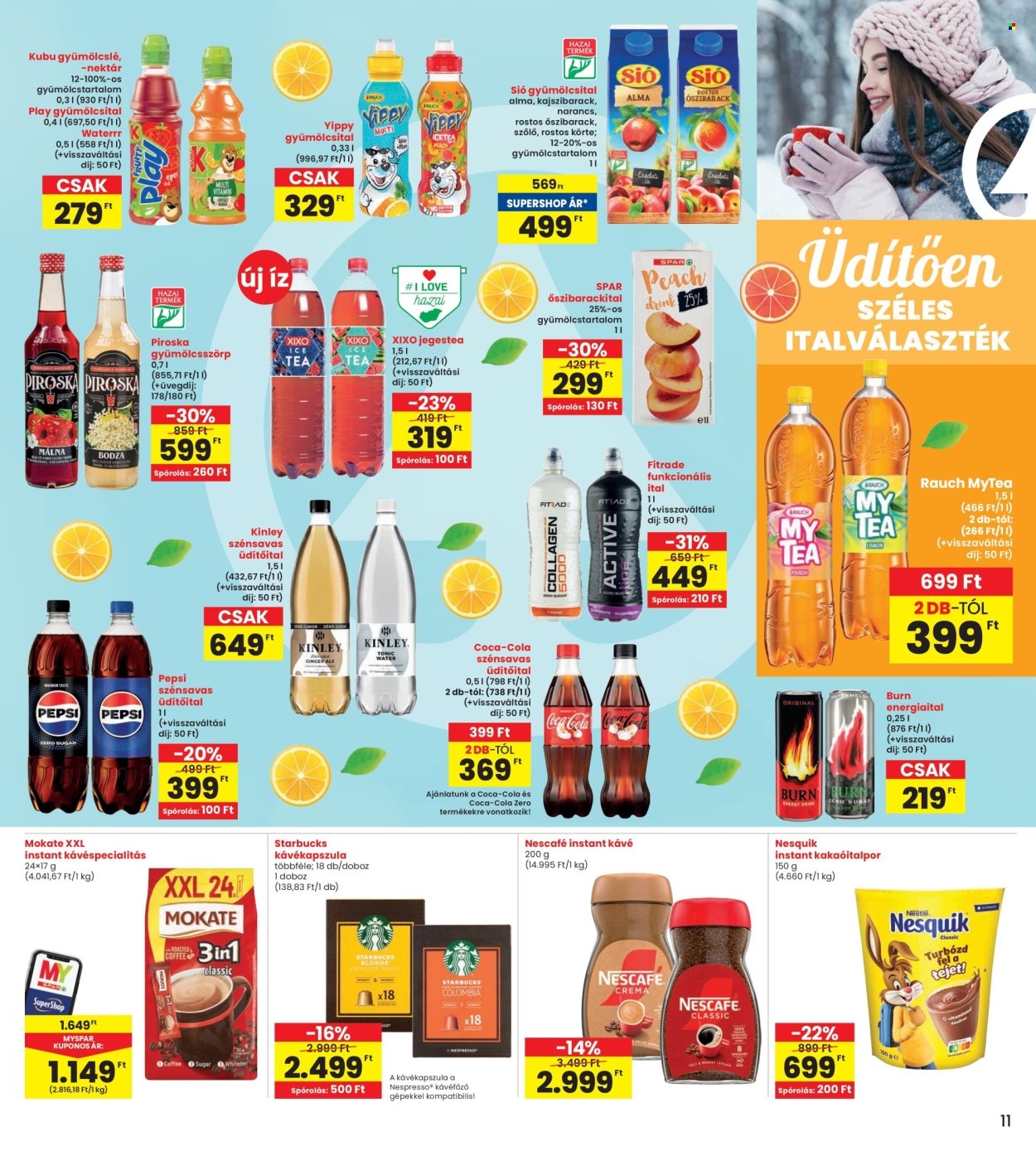 INTERSPAR akciós újságok - 2025.11.20 - 2025.11.26. Oldal 11