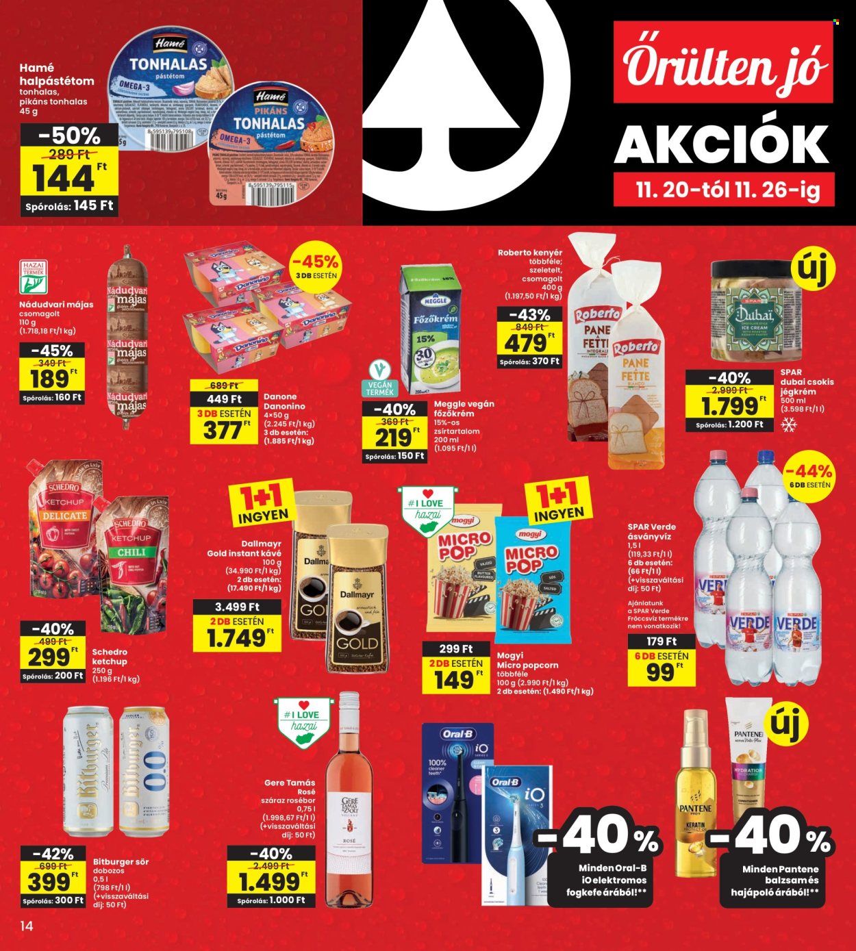 INTERSPAR akciós újságok - 2025.11.20 - 2025.11.26. Oldal 14
