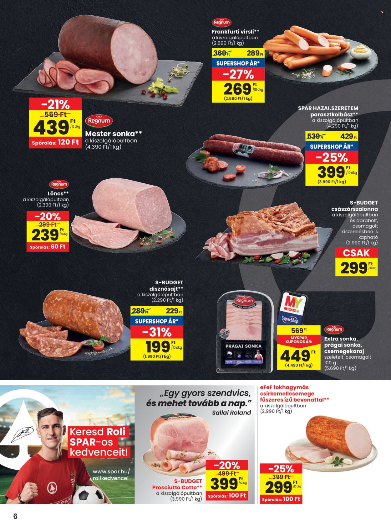 SPAR akciós újságok - 2025.11.20 - 2025.11.26. Oldal 6