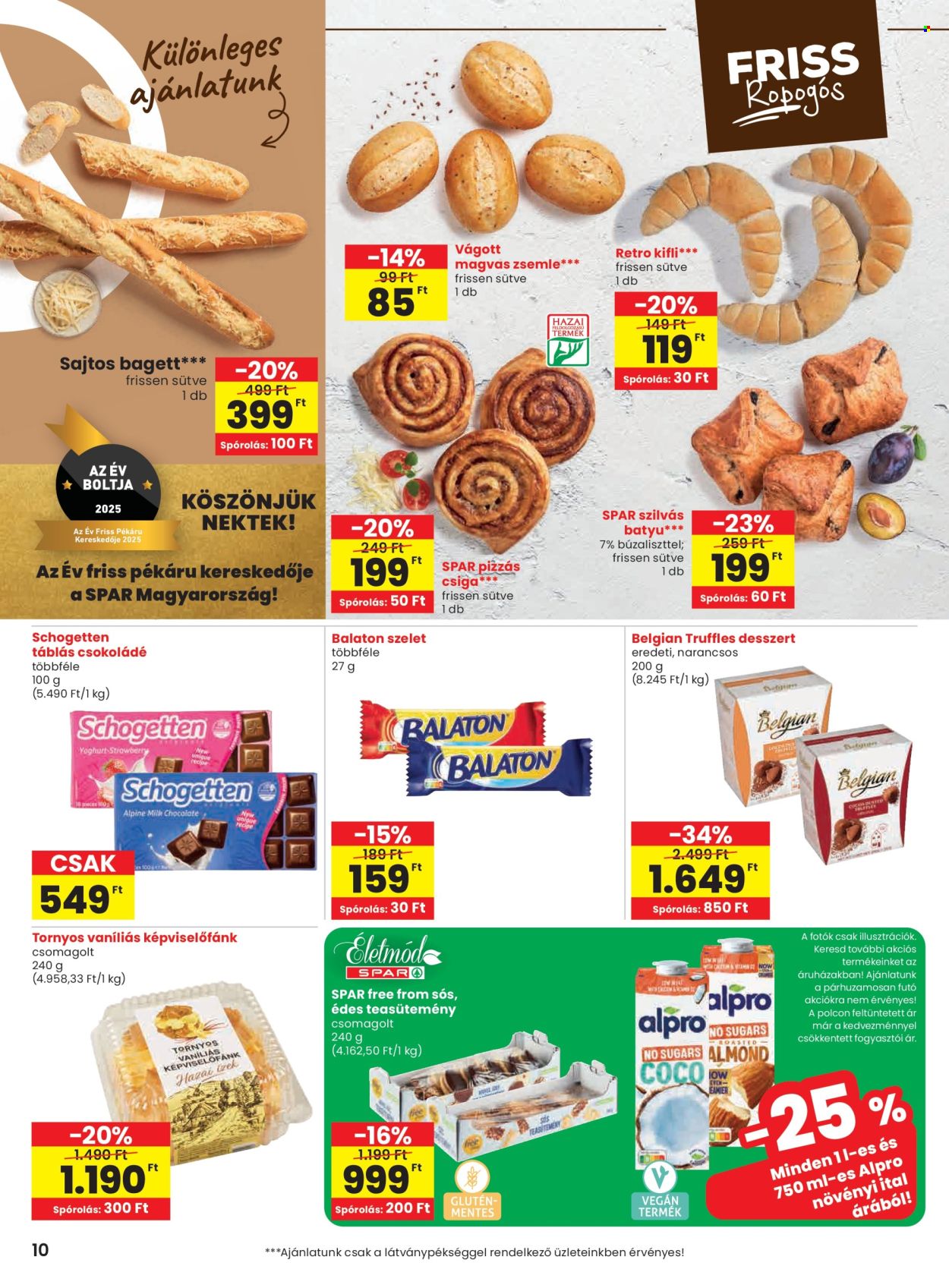 SPAR akciós újságok - 2025.11.20 - 2025.11.26. Oldal 10