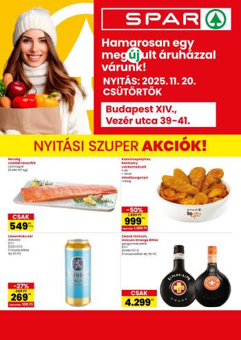 Újság SPAR Szupermarket - 2025.11.20 - 2025.11.26.