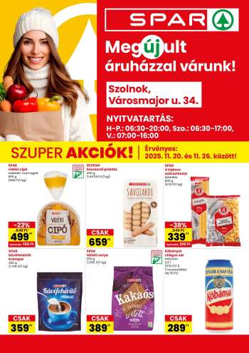 Újság SPAR Szupermarket - 2025.11.20 - 2025.11.26.