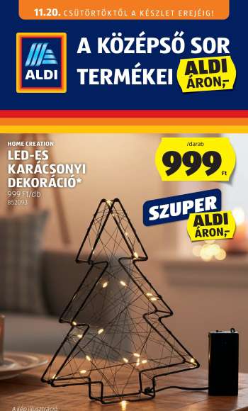 Újság Aldi - 2025.11.20 - 2025.11.26.