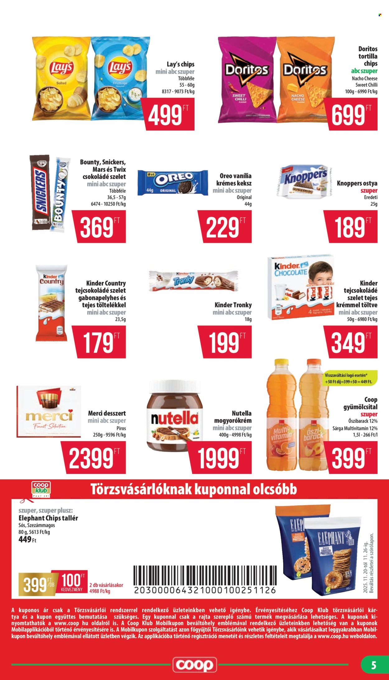 Coop akciós újságok - 2025.11.20 - 2025.11.26. Oldal 5