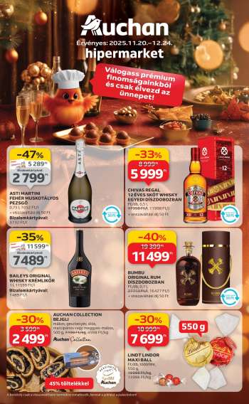 Újság Auchan - 2025.11.20 - 2025.12.24.