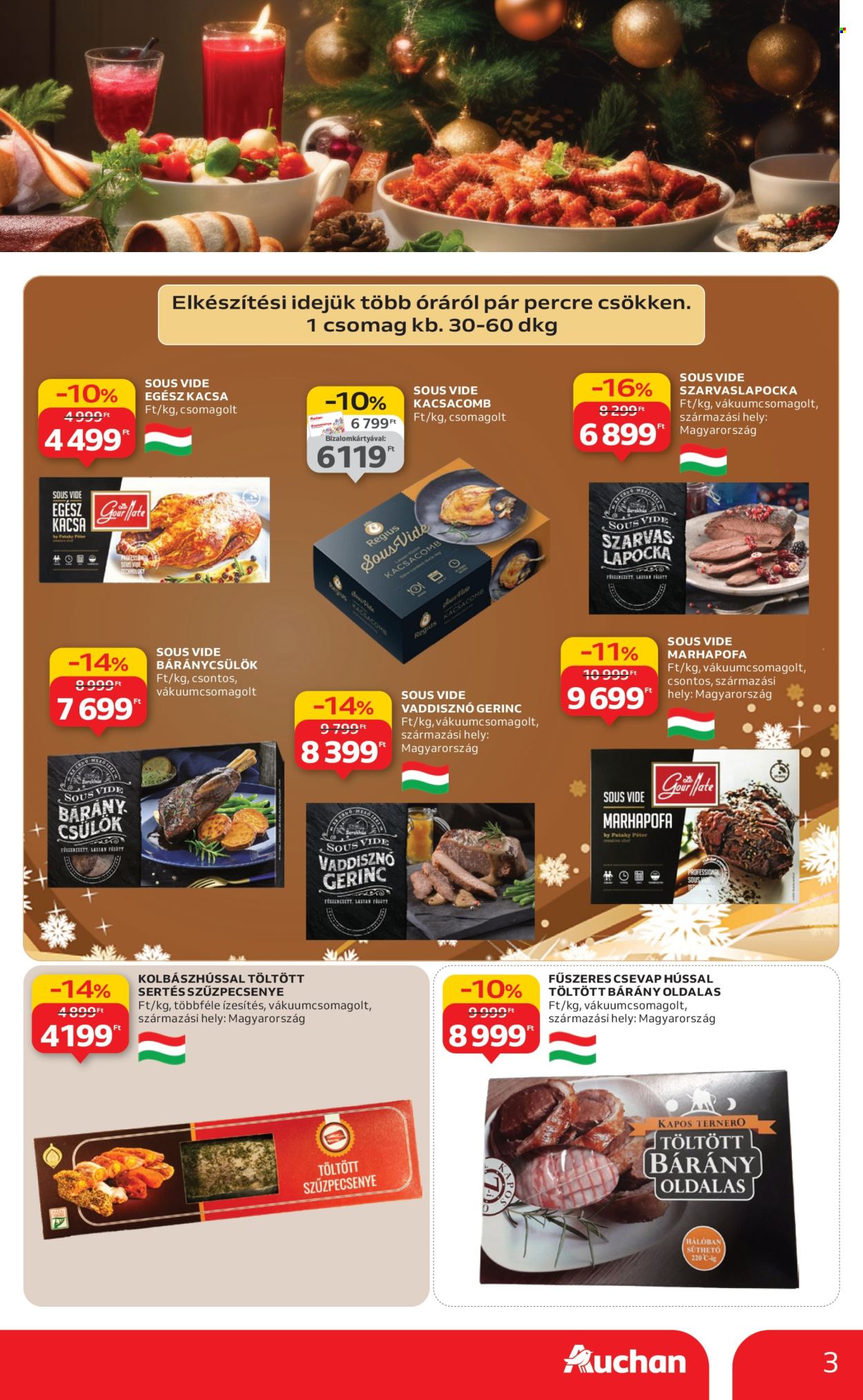 Auchan akciós újságok - 2025.11.20 - 2025.12.24. Oldal 3