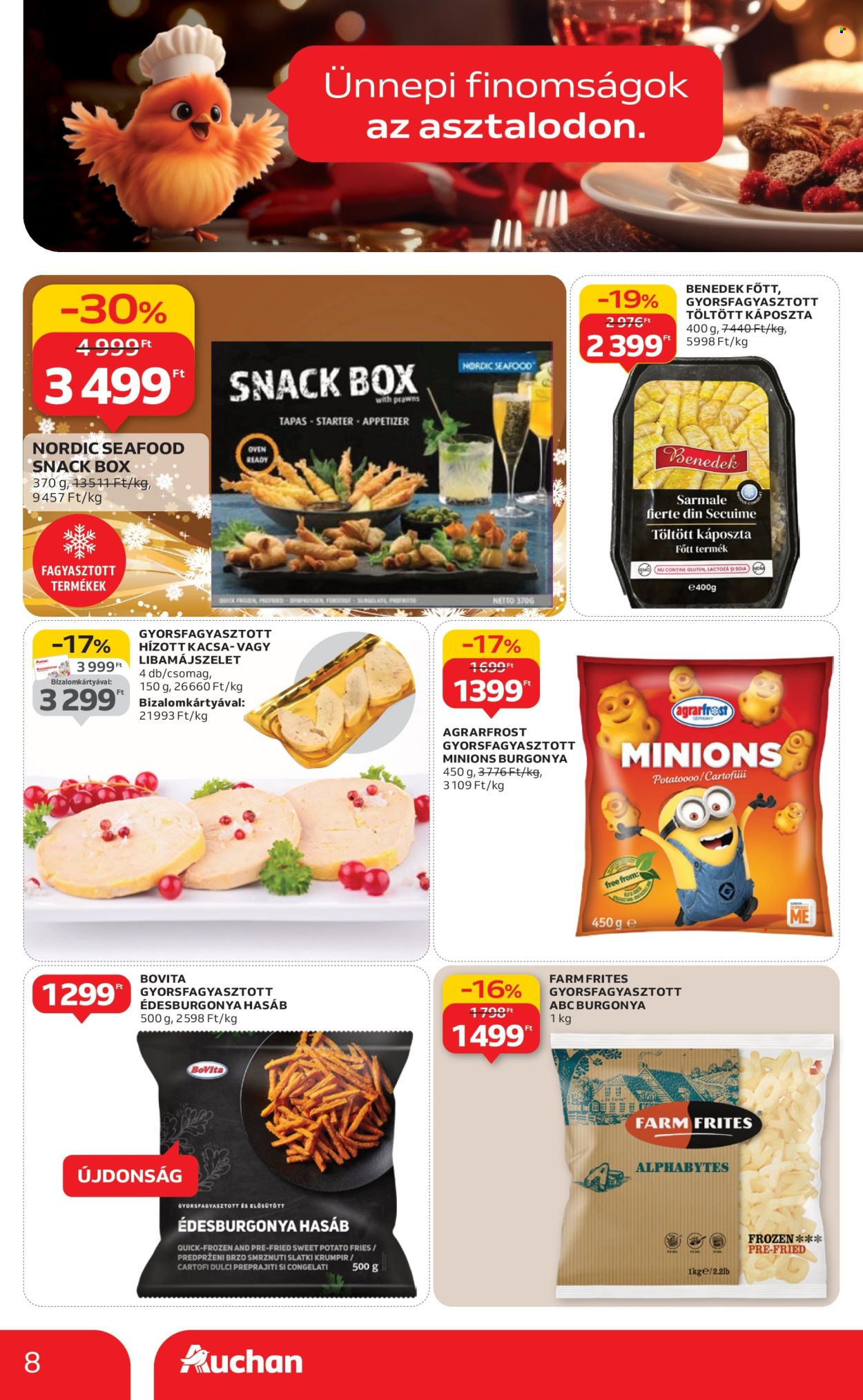 Auchan akciós újságok - 2025.11.20 - 2025.12.24. Oldal 8