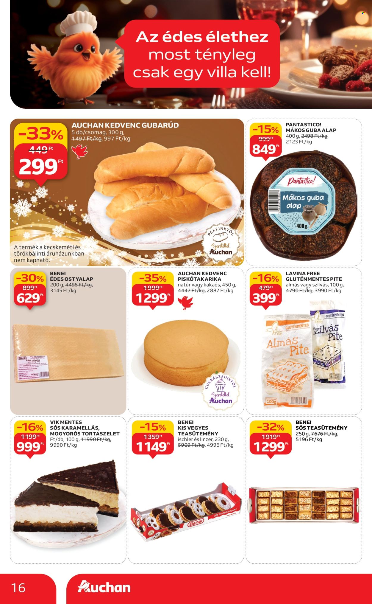 Auchan akciós újságok - 2025.11.20 - 2025.12.24. Oldal 16
