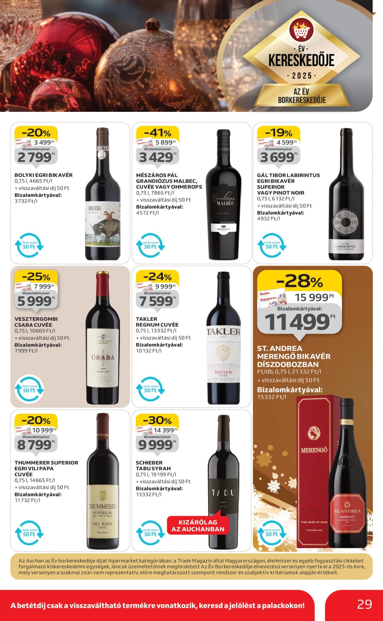 Auchan akciós újságok - 2025.11.20 - 2025.12.24. Oldal 29