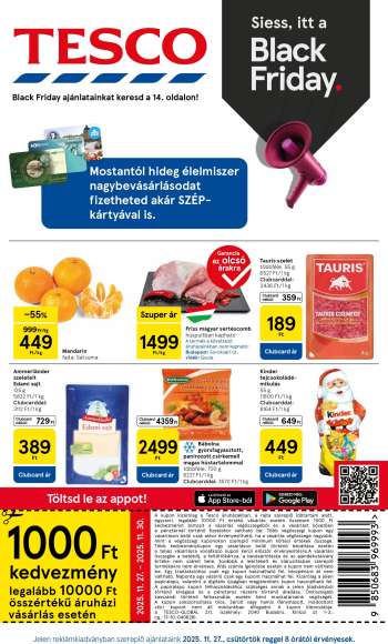 Újság TESCO - 2025.11.27 - 2025.12.03.